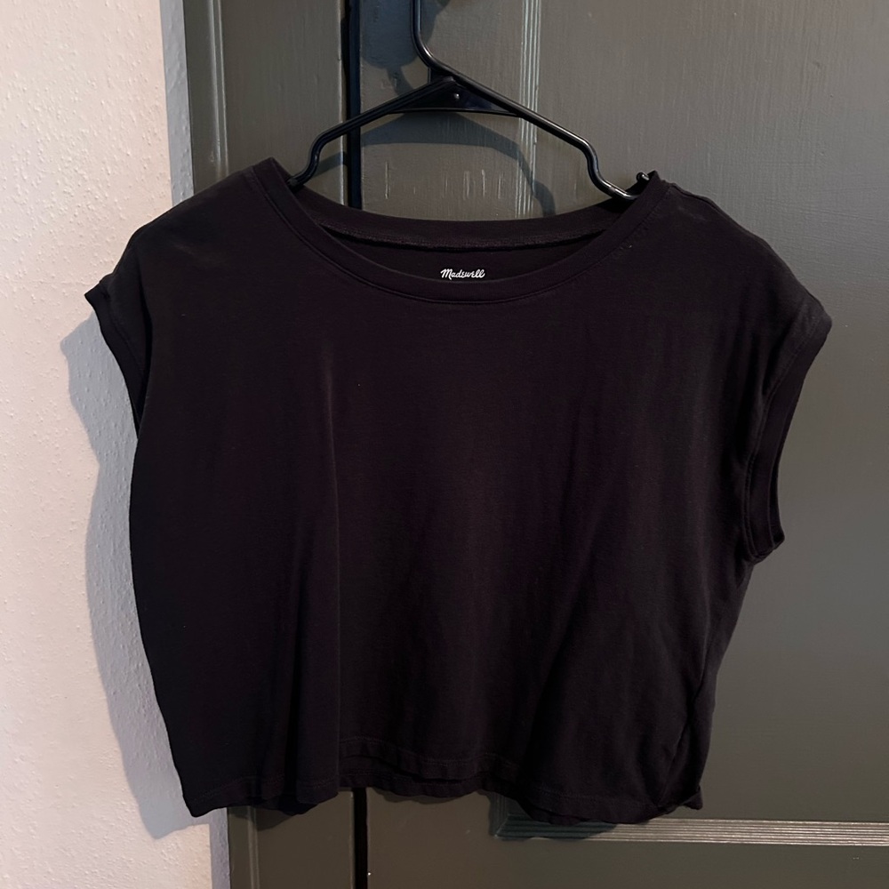 Madewell Crewneck Cropped Muscle Tank